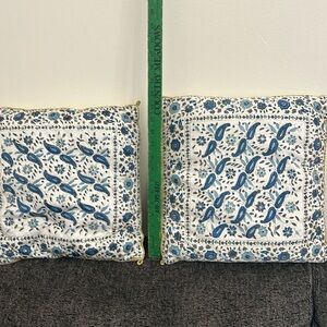 Vintage boho chic throw pillows